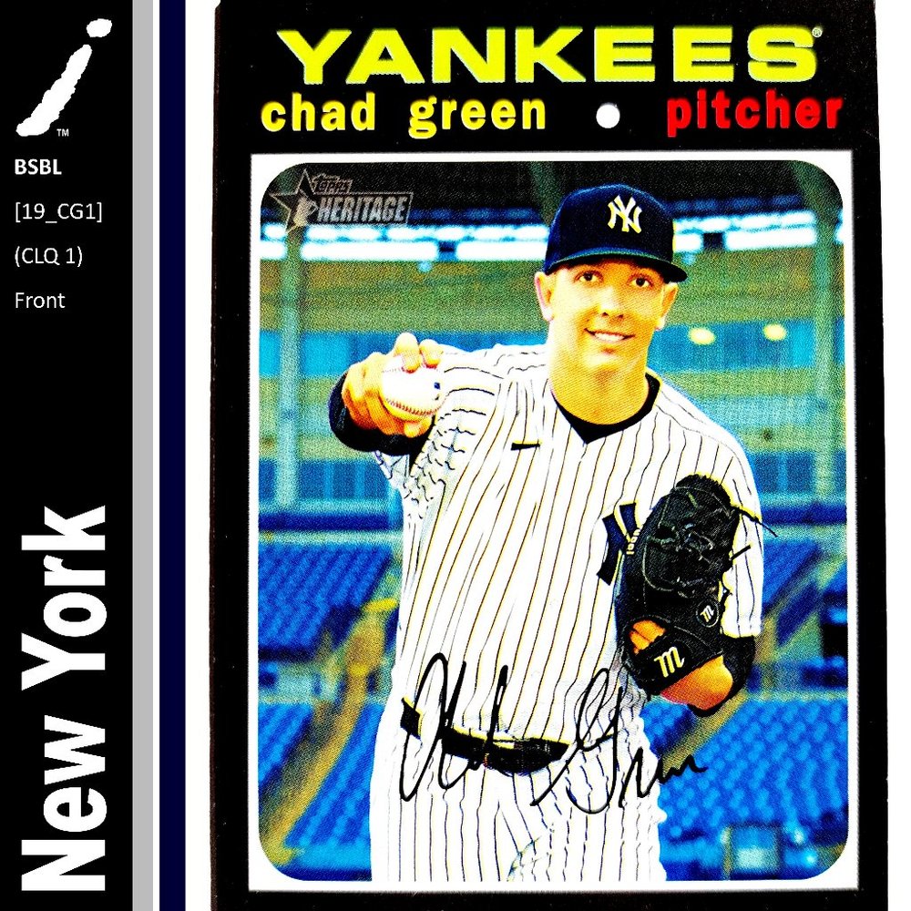 New York Yankees (Chad Green) - BSBL [19_CG1]